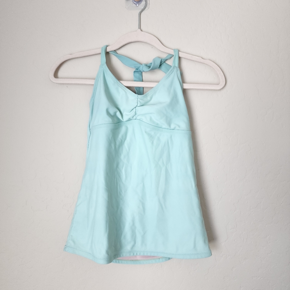 Teal Tankini Swimsuit Top Medium